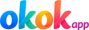 okok app এর বরফ নীল লোগো